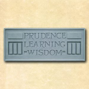 Larkin Prudence Learning Wisdom Plaque